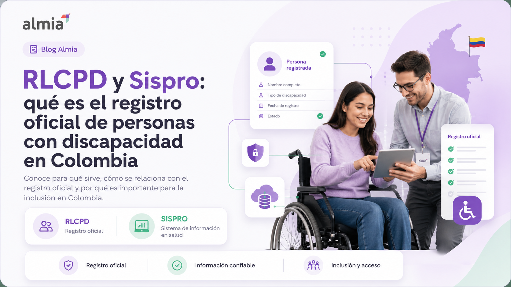 RLCPD y Sispro: qué es el registro oficial de personas con discapacidad en Colombia